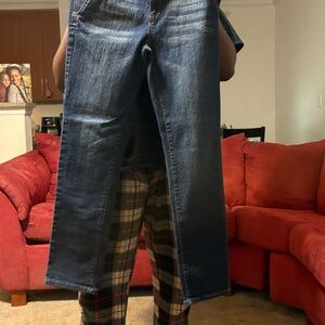 Flare jeans.